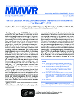MMWR Morbidity and Mortality Weekly Report Vol 63 No 5152 January 2 2015