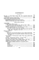 Public Health Reports  v 47 no 20  table of contents