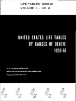 United States Life Tables by Cases of Death 195961