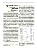 Smallpox during Pregnancy and Maternal Outcomes