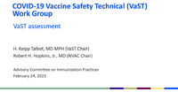 COVID19 Vaccines Work Group VaST assessment