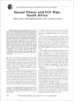 Sexual Power and HIV Risk South Africa1