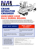 FACE Facts Crane Operator Crushed Unsecured Load Falls During Rigging