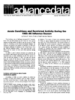 Acute Conditions and Restricted Activity During the 198586 Influenza Season
