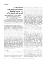 armA and Aminoglycoside Resistance in Escherichia coli
