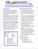 National Health and Nutrition Examination Survey July 2012