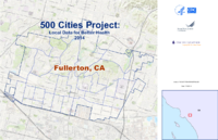 500 Cities Project Local Data for Better Health 2014 Fullerton CA