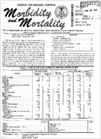 Morbidity and Mortality Weekly Report Vol 23 No 3 week ending January 14 1974