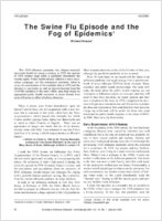The Swine Flu Episode and the Fog of Epidemics1