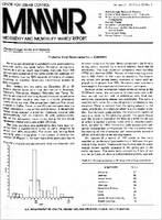 MMWR Morbidity and Mortality Weekly Report January 21 1977  Vol 26  No 3