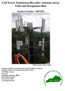 Cell Tower Technician Dies after Antenna Array Falls and Decapitates Him