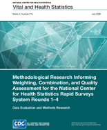 Methodological Research Informing Weighting Combination and Quality Assessment for the National Center for Health Statistics Rapid Surveys System Rounds 14
