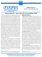 MMWR Morbidity and Mortality Weekly Report Dispatch  Vol 58 November 12 2009