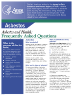 Asbestos and Health Frequently Asked Questions 2005