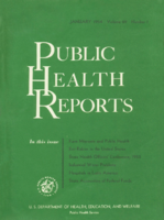 Public Health Reports  v 69 no 1  cover