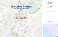 500 Cities Project Local Data for Better Health 2014 Perris CA