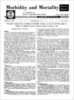 Morbidity and Mortality Weekly Report Vol 5 No 5 February 10 1956