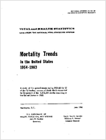 Mortality Trends in the United States 19541963