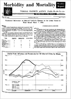 Morbidity and Mortality Weekly Report Vol 2 No 9 week ended March 7 1953
