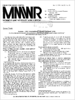 MMWR Morbidity and Mortality Weekly Report April 9 1976  Vol 25  No 13
