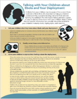 Talking with Your Children About Ebola and Your Deployment