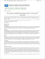 Prevalence and Risk of Homelessness Among US Veterans