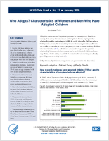 Who Adopts Characteristics of Women and Men Who Have Adopted Children