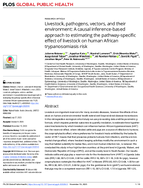 Livestock Pathogens Vectors and Their Environment A Causal InferenceBased Approach to Estimating the PathwaySpecific Effect of Livestock on Human African Trypanosomiasis Risk