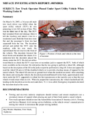 Tow Truck Operator Pinned Under Sport Utility Vehicle When Working Under It