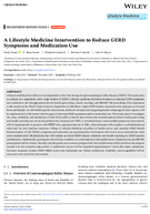 A Lifestyle Medicine Intervention to Reduce GERD Symptoms and Medication Use