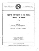 Vital Statistics of the United States 1946 Part II