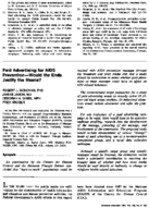 Paid advertising for AIDS preventionwould the ends justify the means