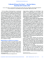 Outbreak of Dengue Virus Type 2  American Samoa November 2016October 2018