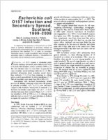 Escherichia coli O157 Infection and Secondary Spread Scotland 19992008
