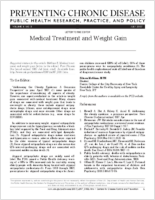 Medical Treatment and Weight Gain