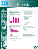 Oncology National Hospital Ambulatory Medical Care Survey Factsheet 20130612
