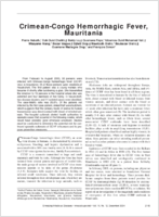 CrimeanCongo Hemorrhagic Fever Mauritania
