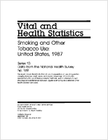 Smoking and other tobacco use United States 1987