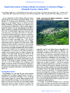 Rapid Intervention to Reduce Ebola Transmission in a Remote Village  Gbarpolu County Liberia 2014