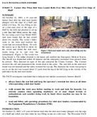 Farmer Dies When Skid Steer Loader Rolls Over Him After it Plunged Over Edge of Bluff