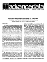 AIDS Knowledge and Attitudes for July 1988 Provisional Data From the National Health Interview Survey