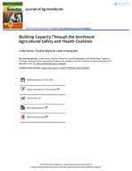 Building Capacity Through the Northeast Agricultural Safety and Health Coalition