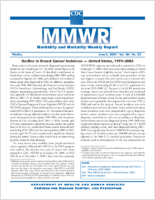 MMWR Morbidity and Mortality Weekly Report Vol 56 No 22 June 8 2007
