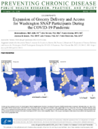 Expansion of Grocery Delivery and Access for Washington SNAP Participants During the COVID19 Pandemic