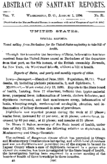 Abstract of sanitary reports  v V no31  August 1 1890