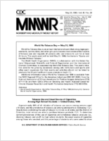 Morbidity and Mortality Weekly Report MMWR May 24 1996  Vol 45  No 20