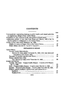 Public Health Reports  v 54 no 2  table of contents