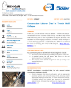 Construction Laborer Died in Trench Wall Collapse 2019