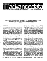 AIDS Knowledge and Attitudes for May and June 1988 Provisional Data From the National Health Interview Survey