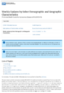 Weekly Updates By Select Demographic And Geographic Characteristics Provisional Death Counts for Coronavirus Disease COVID19 20220202
